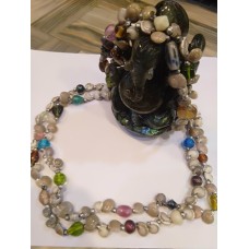 108 Beads Semiprecious Stone Mala,Semiprecious stone  Mala, Naturel Stone Mala