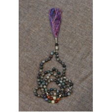 108 Beads Semiprecious Stone Mala, stone Mala,Tassel mala, Naturel Stone Mala